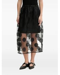 Stine Goya - Polka-Dot Midi Skirt - Lyst