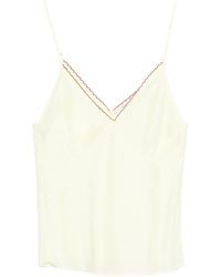 forte_forte - Scalloped V-Neck Top - Lyst
