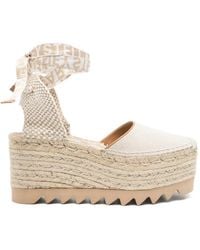 Stella McCartney - Gaia Platform Espadrilles - Lyst