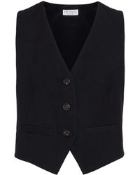Brunello Cucinelli - Gilet - Lyst