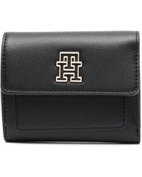 Tommy Hilfiger - Timeless Logo-plaque Leather Wallet - Lyst