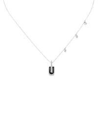 UNION LOS ANGELES - U Solo Diamond And Onyx Necklace - Lyst