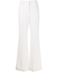 Adam Lippes - Cuffed Wide-leg Trousers - Lyst
