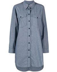 Isabel Marant - Bridget Chambray Buttoned Shirt Dress - Lyst