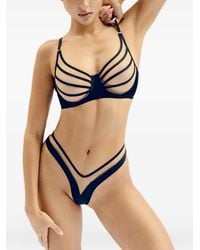 GOD SAVES QUEENS - Forget Me No Cut-Out Underwired Bra - Lyst