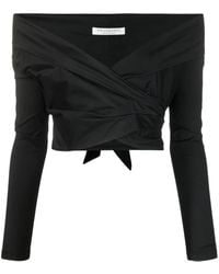 Philosophy Di Lorenzo Serafini - Black Long Sleeves Top - Lyst