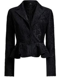 Etro - Single-Breasted Floral Paisley Blazer - Lyst