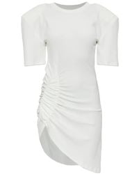 The Mannei - Ruched Asymmetric Mini Dress - Lyst