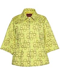 Gucci - Jacke mit Horsebit-Print - Lyst