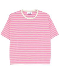 Niu - Striped T-Shirt - Lyst