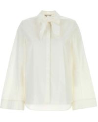 Tory Burch - Bow-Detail Shirt - Lyst