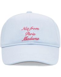 Drole de Monsieur - Casquette Slogan Baseball Cap - Lyst