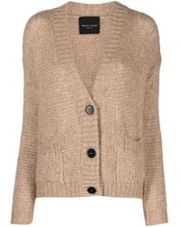 Roberto Collina - V-Neck Alpaca Wool-Blend Cardigan - Lyst