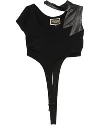 MITILIANE COUTURE - Leather Insert Top - Lyst