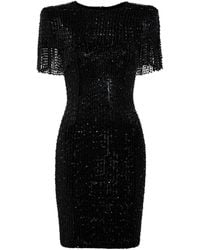 Jenny Packham - Swish Sequin-Embellished Beaded Mini Dress - Lyst