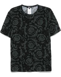 Versace - Barocco-Print T-Shirt - Lyst