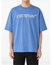 Off-White c/o Virgil Abloh - Logo-Print Oversized T-Shirt - Lyst