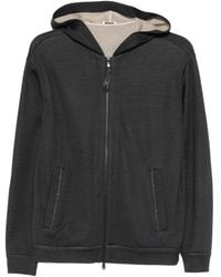 Brunello Cucinelli - Sudadera Con Capucha Y Cremallera - Lyst