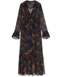 Zadig & Voltaire - Ralicel Maxikleid mit Pferde-Print - Lyst