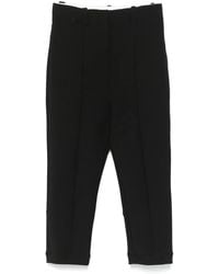 Jacquemus - Tailored Capri Trousers With Hidden Fastening And Press Stud Cuffs - Lyst
