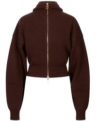 Sportmax - Zip-Up Hooded Cardigan - Lyst