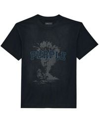 Purple Brand - Logo-Print Cotton T-Shirt - Lyst