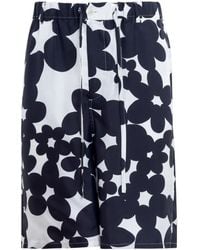 Marni - Short À Fleurs Imprimées - Lyst