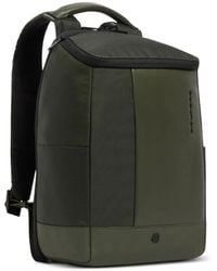 Piquadro - Logo-Plaque Panelled Backpack - Lyst