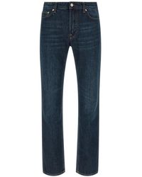 Department 5 - Stonewashed Contrast Stitching Jeans - Lyst