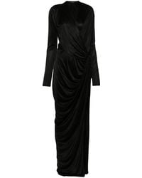 Atlein - Gathered Wrap Gown - Lyst