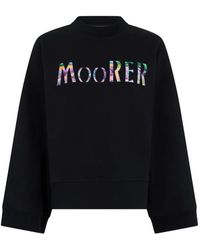 Moorer - Logo Sweatshirt - Lyst