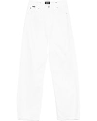 BOSS - Button-Fly Straight-Leg Jeans - Lyst