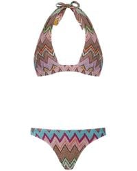 Missoni - Zig Zag Bikini Set - Lyst