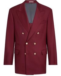 Brunello Cucinelli - Blazer With Metal Buttons - Lyst