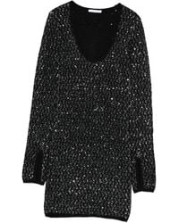 Patrizia Pepe - Sequin-Embellished Mini Dress - Lyst