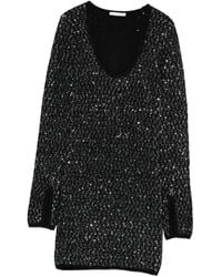 Patrizia Pepe - Sequin-Embellished Mini Dress - Lyst