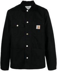 Carhartt - Black Michigan Canvas Shirt Jacket - Lyst