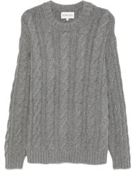 Bompard - Cable-Knit Crew-Neck Sweater - Lyst