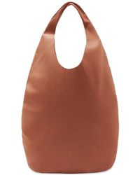 A.P.C. - Le Neige Leather Tote Bag - Lyst