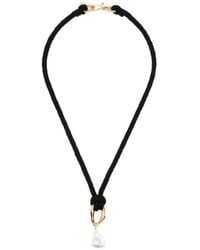 forte_forte - Pearl-Pendant Cord Necklace - Lyst
