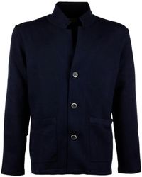 Altea - High-Neck Patch-Pocket Jacket - Lyst
