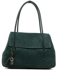 Tom Ford - Suede Padlock-Detail Shoulder Bag - Lyst