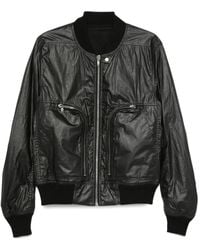 Rick Owens - Zip-Up Bomber Jacket - Lyst