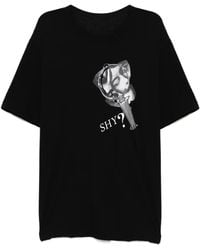 Yohji Yamamoto - Cotton Jersey T-Shirt - Lyst