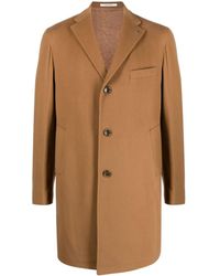 Tagliatore - Single-breasted Wool-blend Coat - Lyst