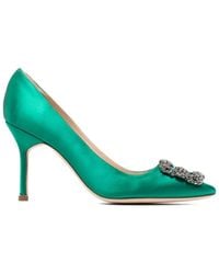 Manolo Blahnik - 90Mm Hangisi Pumps - Lyst