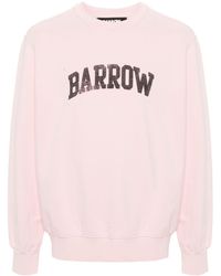 Barrow - Logo-print Distressed Sweatshirt - Lyst