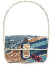 STAUD - Bead-Embellished Tommy Shoulder Bag - Lyst