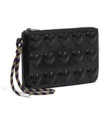 Bimba Y Lola - Heart-Embossed Zip-Around Silicone Phone Case - Lyst
