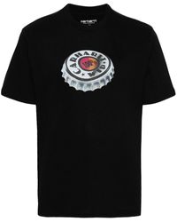 Carhartt - T-shirt Van Biologisch Katoen Met Print - Lyst